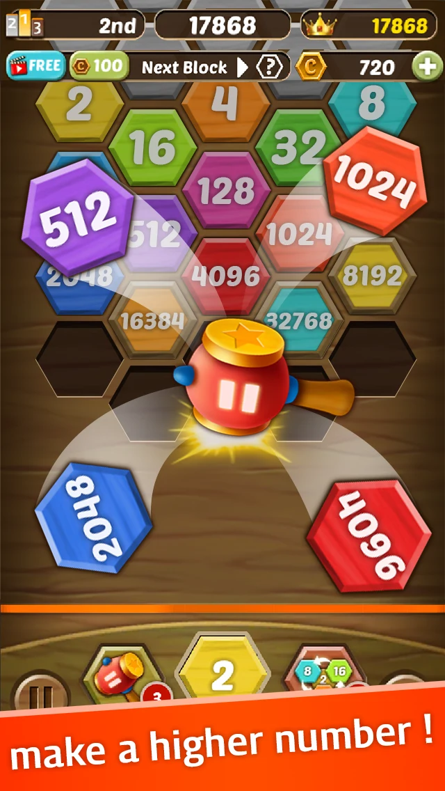 Shoot Number 2048: Puzzle game screenshot